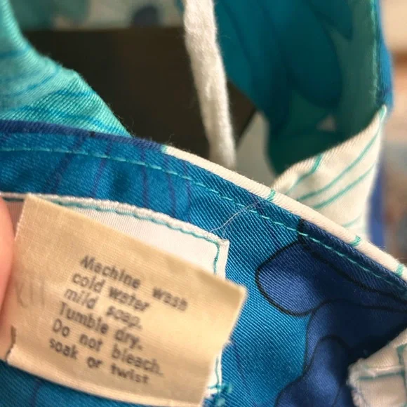 Vintage LIBERTY HOUSE HAWAII Sleeveless Floral Maxi Dress 💙🩵💙 - Picture 7 of 8